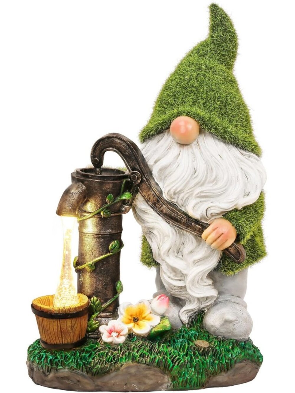 Charming Solar Garden Gnomes Decor | St. Patrick's Outdoor Decorations